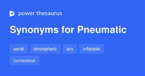 synonym for pneumatic
